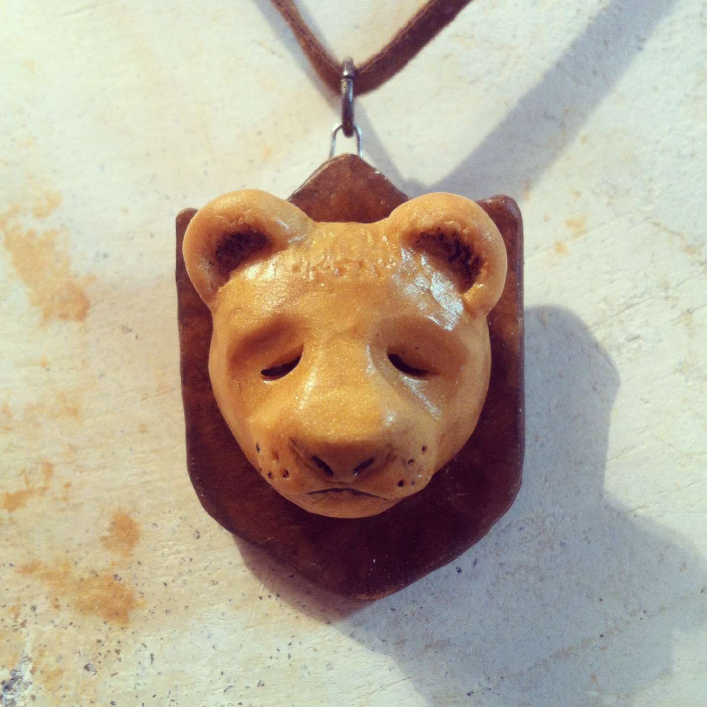 Sleepy Bear Trophy Pendant