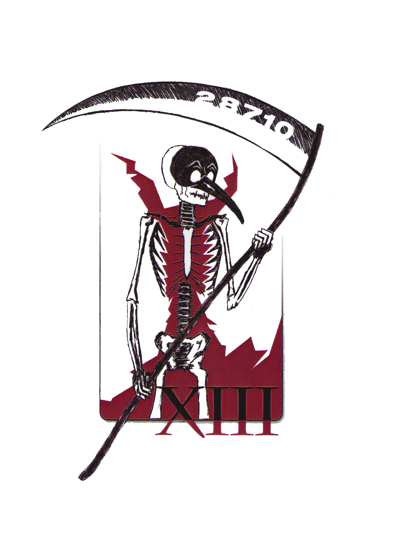 The plaqued death tattoo