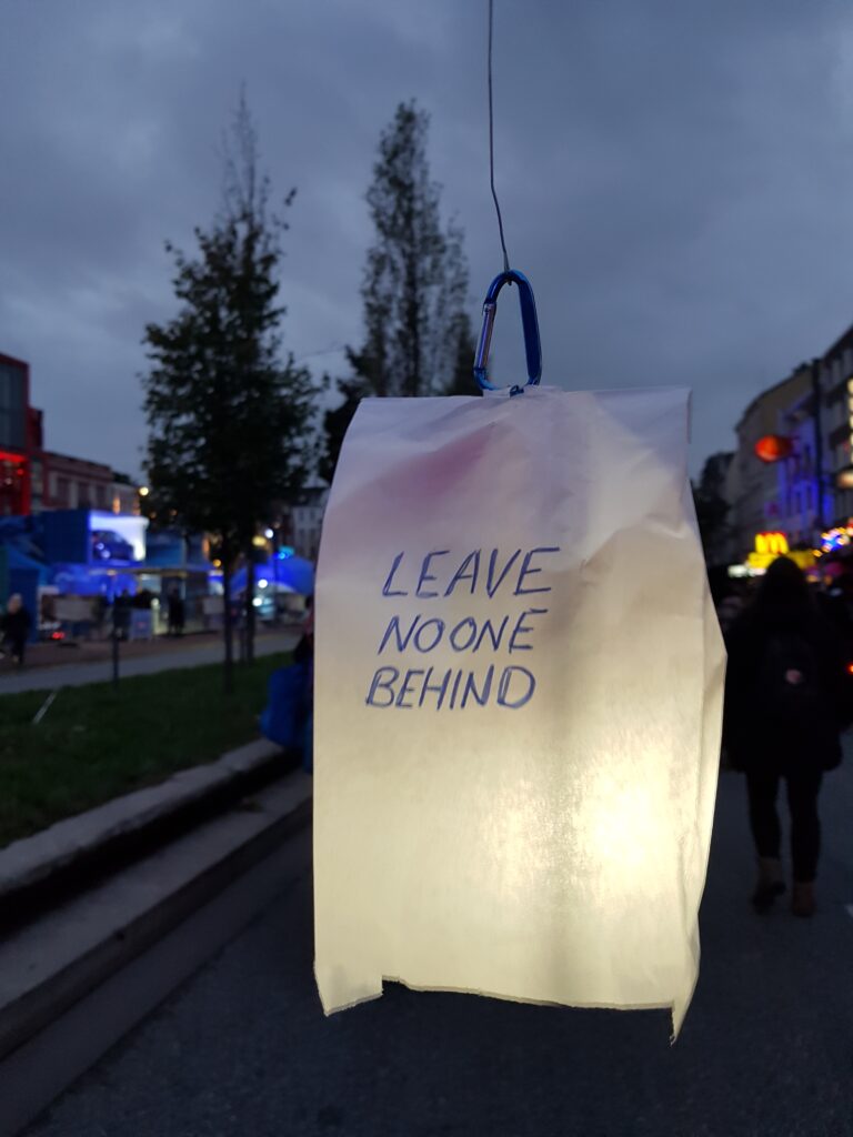 LeaveNoOneBehind Sea-Eye Gruppe Hamburg Demo