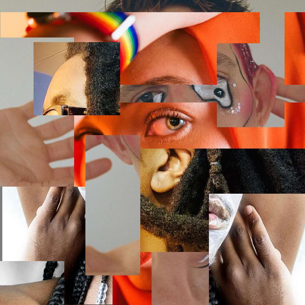 Social Media Happiness Practice: How to be an explorer in the 21st centrury: The picture shows a mashup of the 4 people/ instagram accounts mentioned in the article.