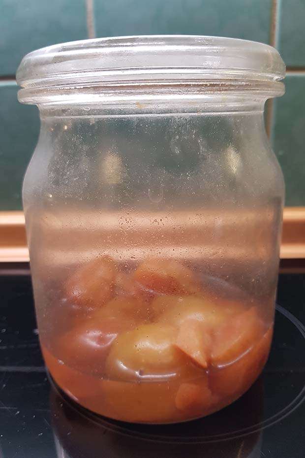 home made apple preserve