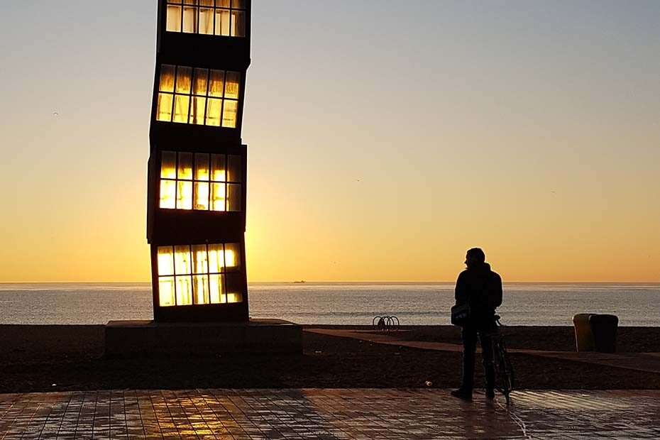 sonnenaufgang barcelona