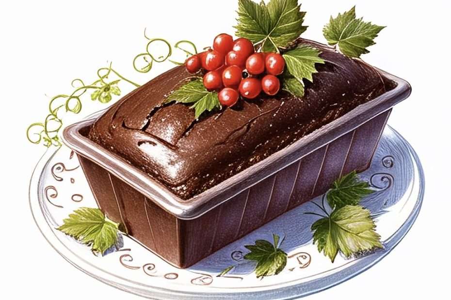 Bild eines Schokokuchen in einer Kastenform mit Siri/ Image Playground